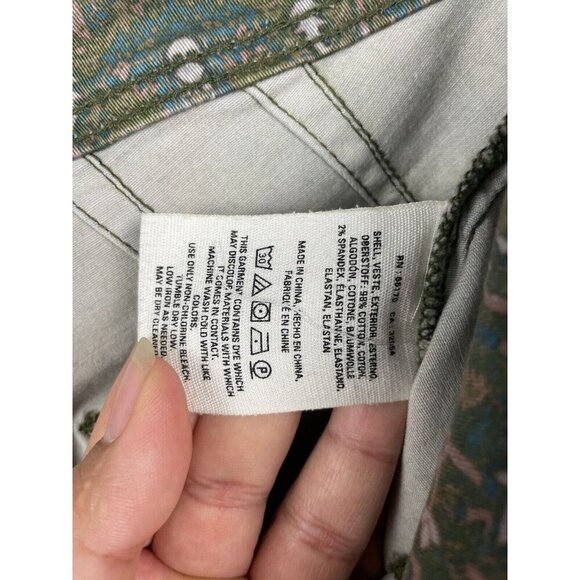 Anthropologie Multicolor Boho Western Aztec Cadet Slim Utility Pant Size‎ 27 - Picture 7 of 8